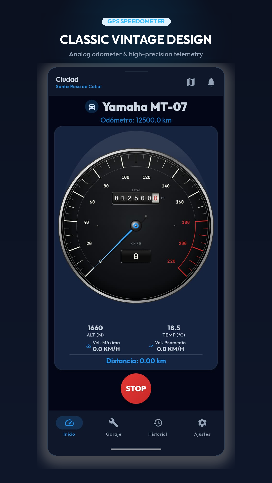 Velocímetro Clásico